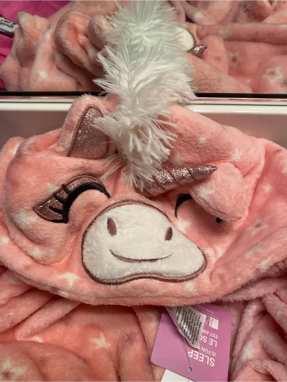 Girls Pink Barbie Pajama & Robe Bundle